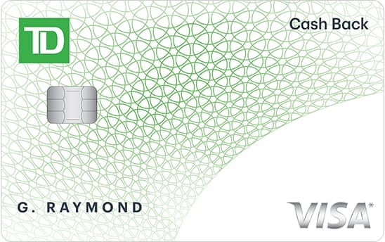 student TD cashback credit card canada