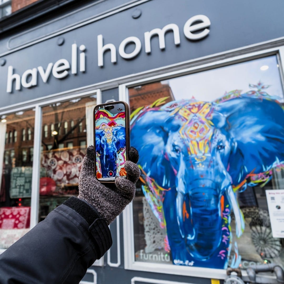 Woman Standing Near of Niagara Falls