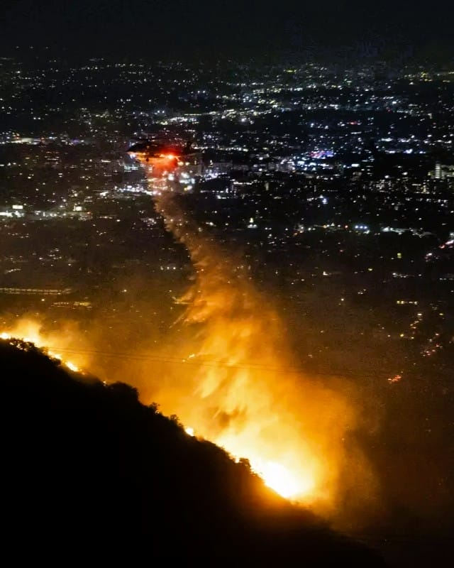Fast-Moving Sunset Fire in Hollywood Hills Prompts Evacuations and Emergency Shelters