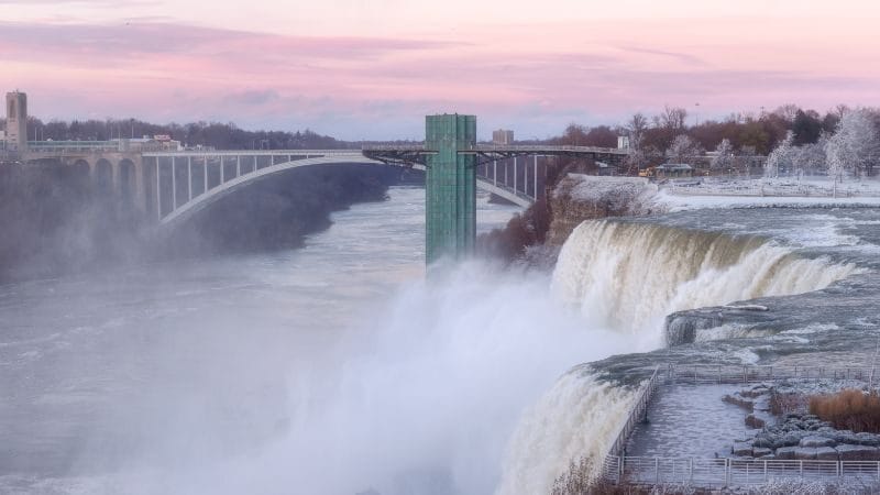 Niagara Falls in winter