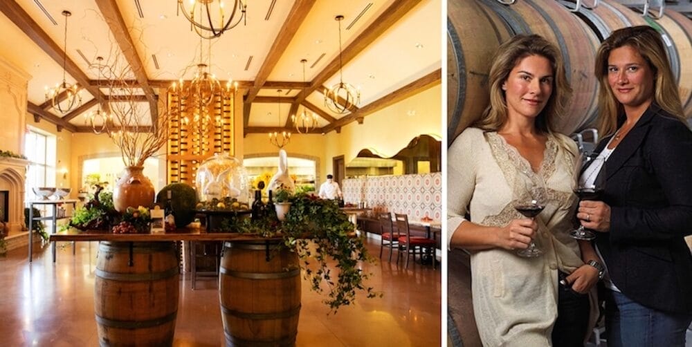 Two creators of Two Sisters Vineyards
