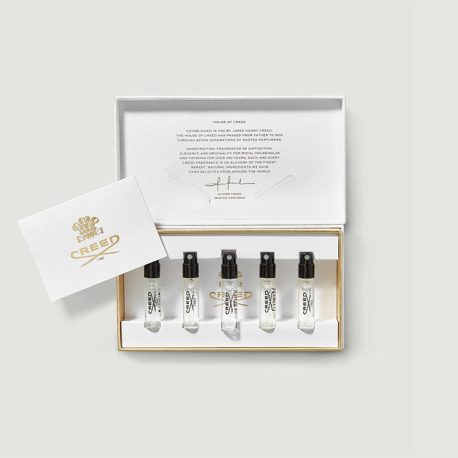 Women's sample set from Creed Boutique