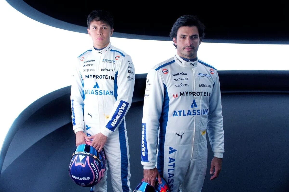 Williams Albon and Sainz