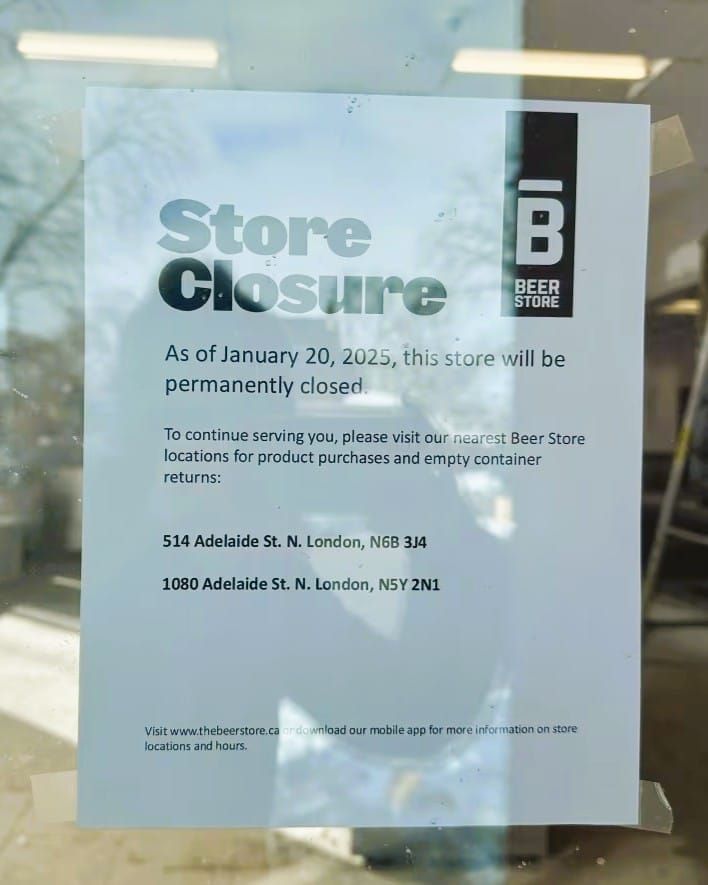 The Beer Store Announces Closures in Southern Ontario