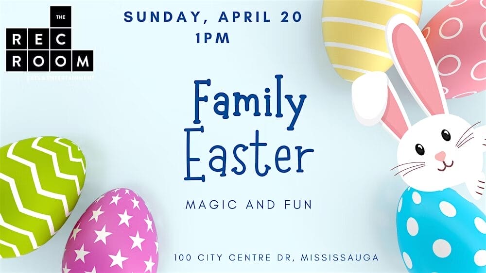 Easter Sunday Magic and Fun at The Rec Room