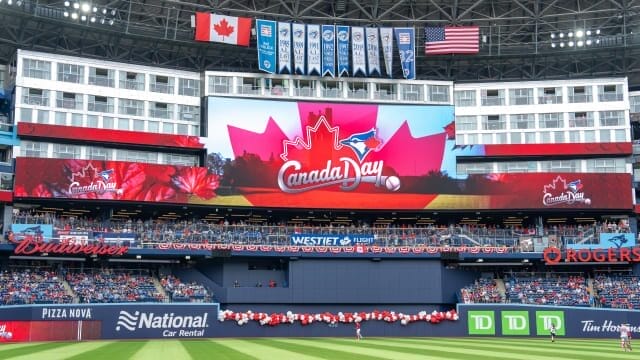Toronto Blue Jays Canada Day game