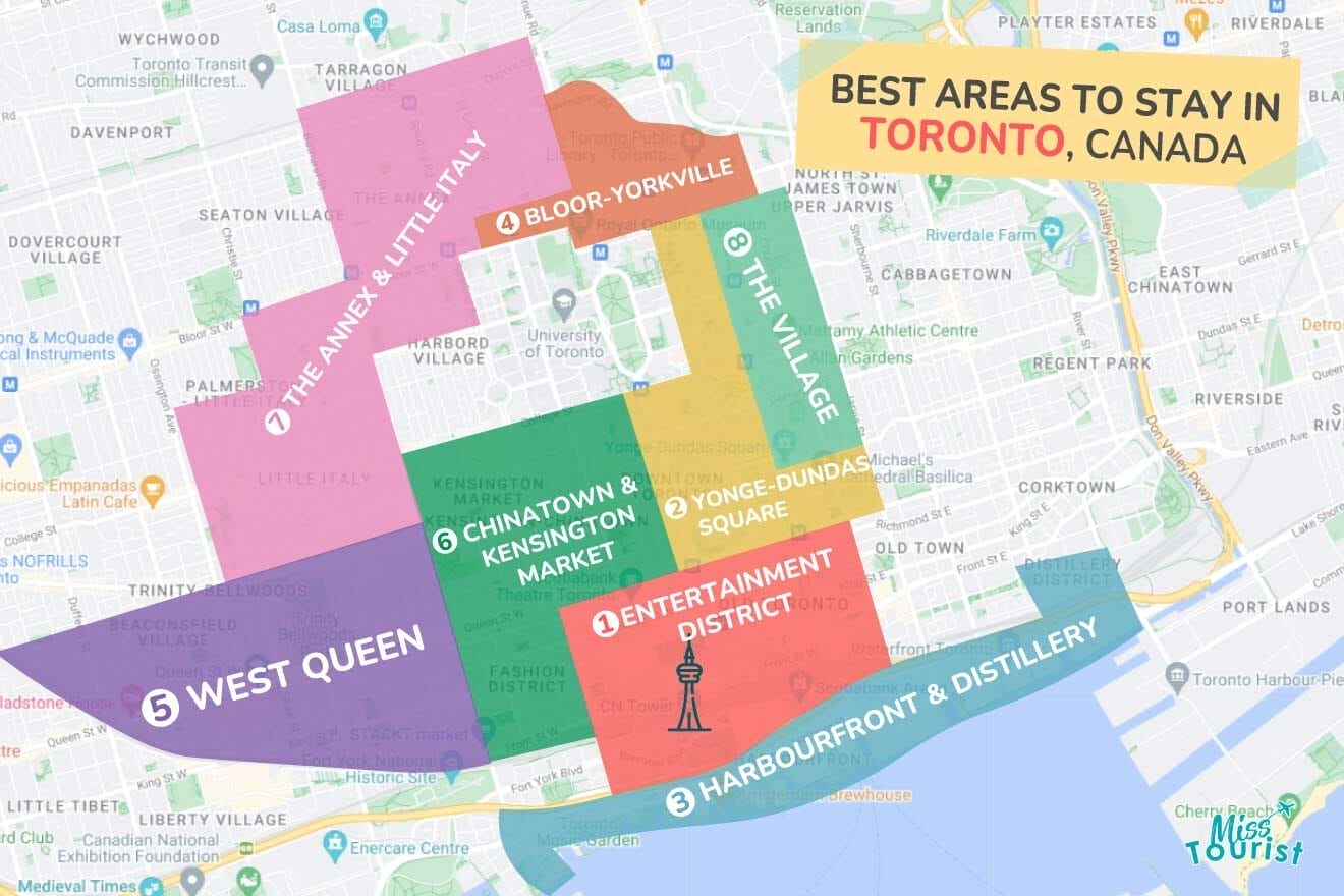 Best areas to stay in Toronto, Canada