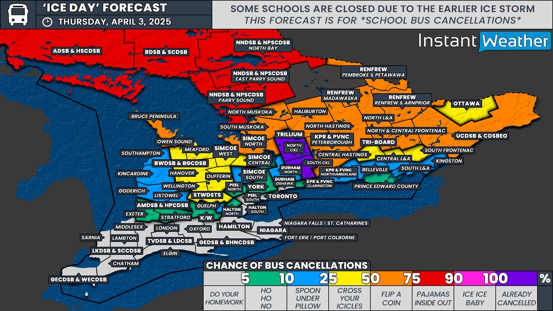 Bus Cancellations Today
