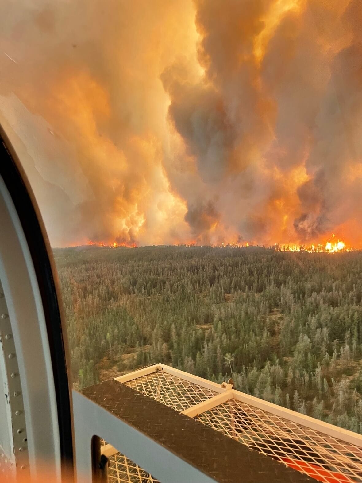 wall of fire in Nopiming Park