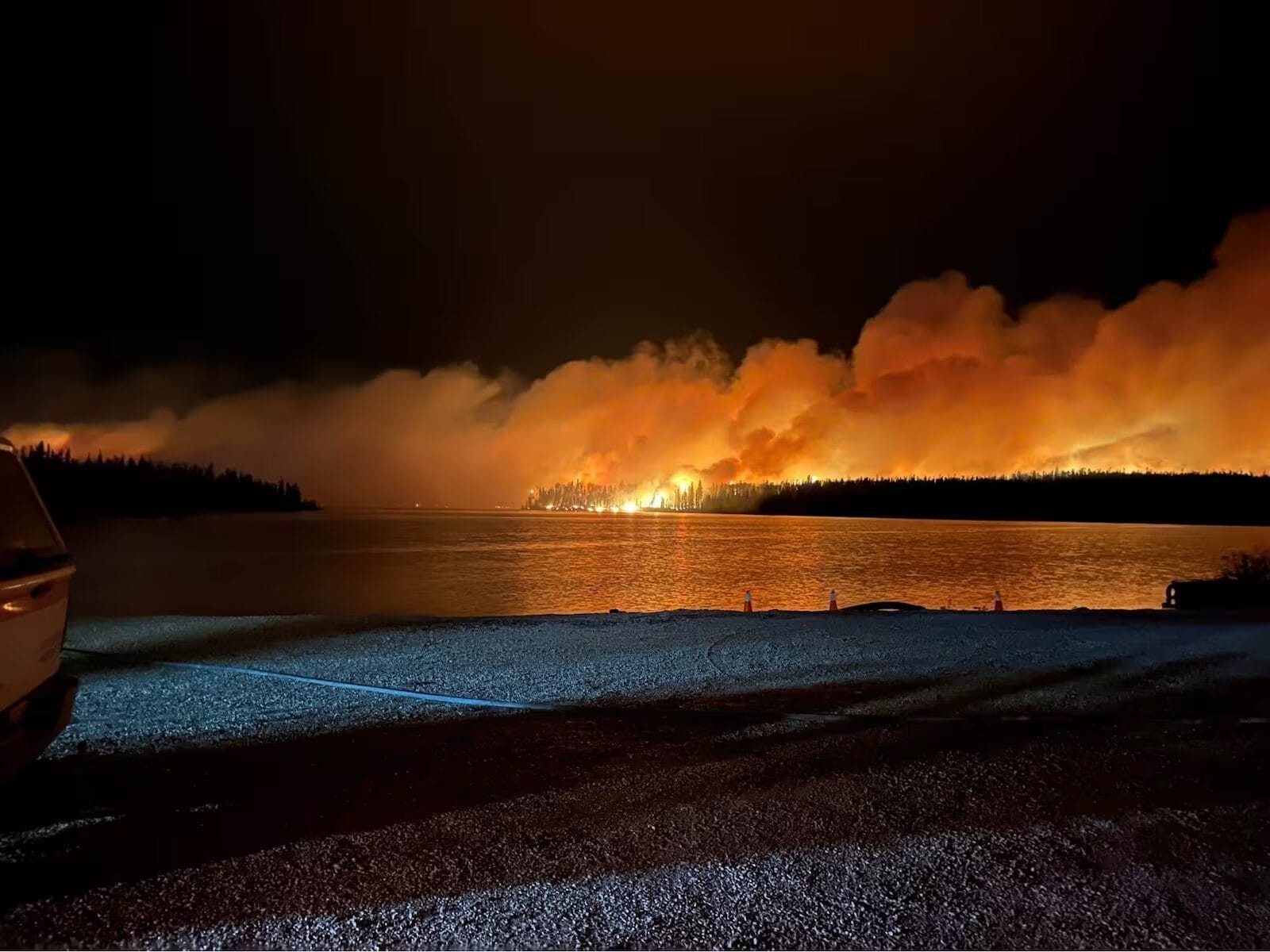 Manitoba wildfire