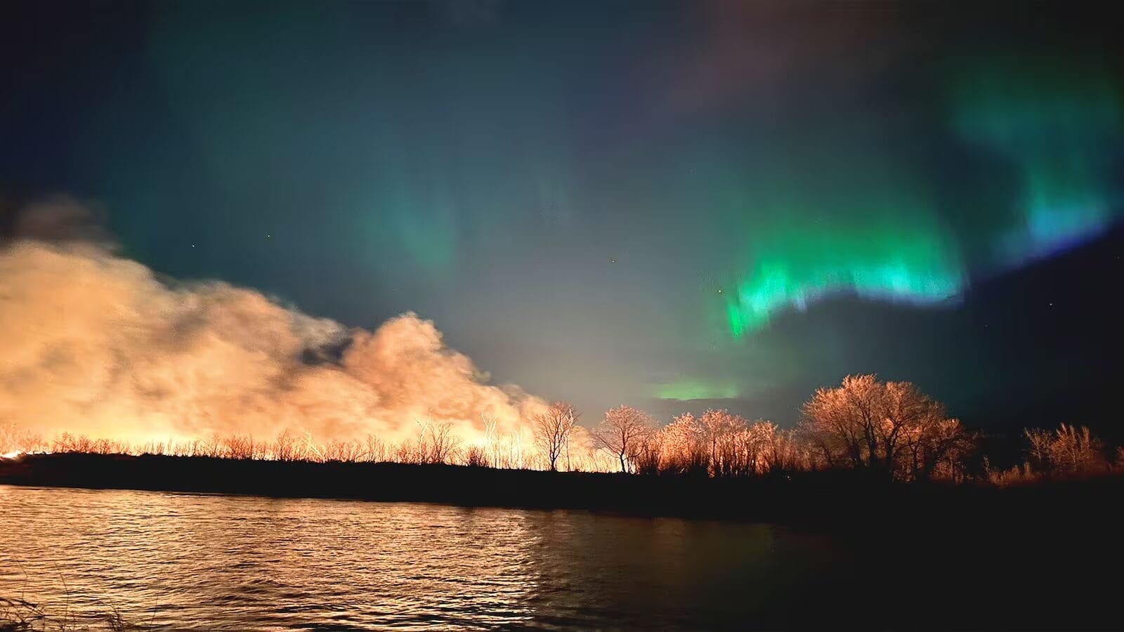 Manitoba wildfire