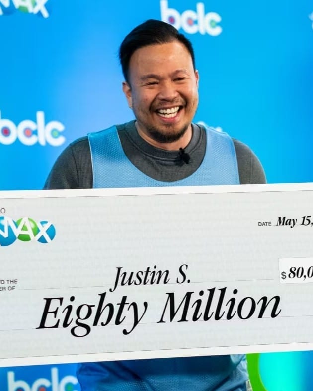 B.C. Man Wins Record $80 Million Lotto Max Jackpot, Quits Job to Focus on Family