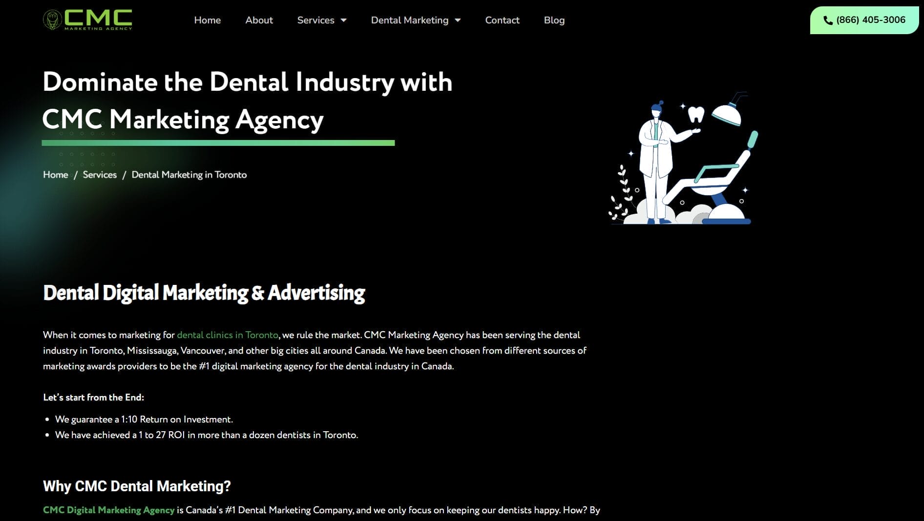 CMC Marketing Agency, Toronto dental marketing