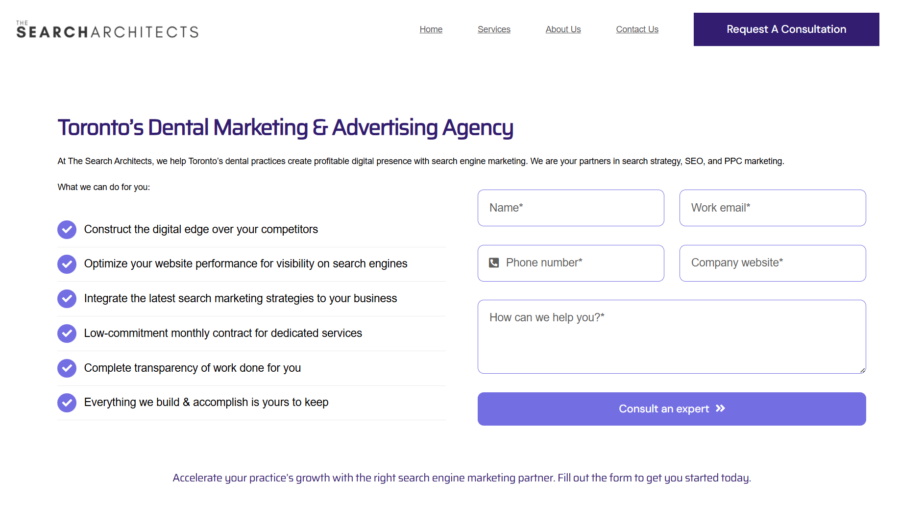 The Search Architects, Toronto dental marketing