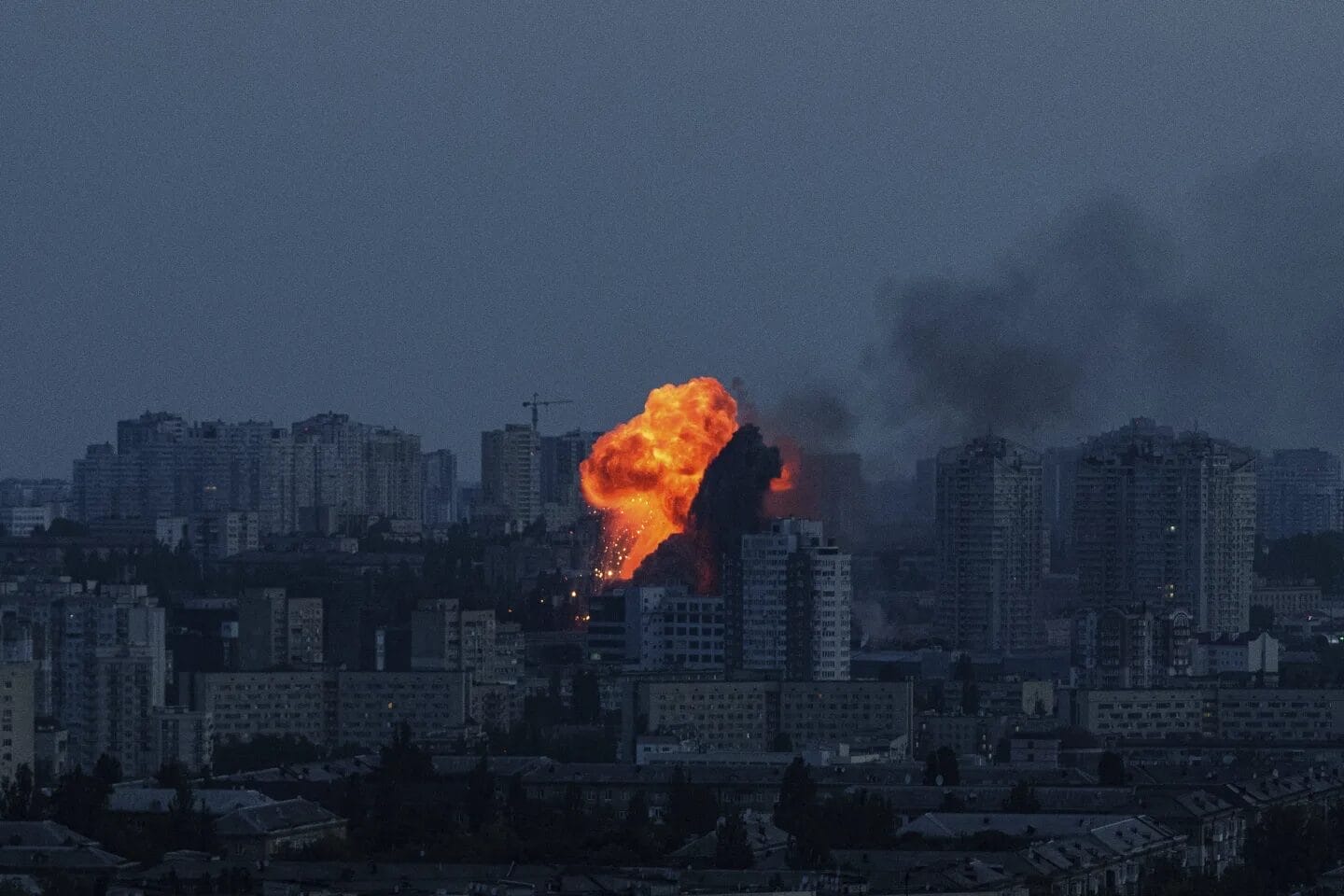 Russian Missile and Drone Attack