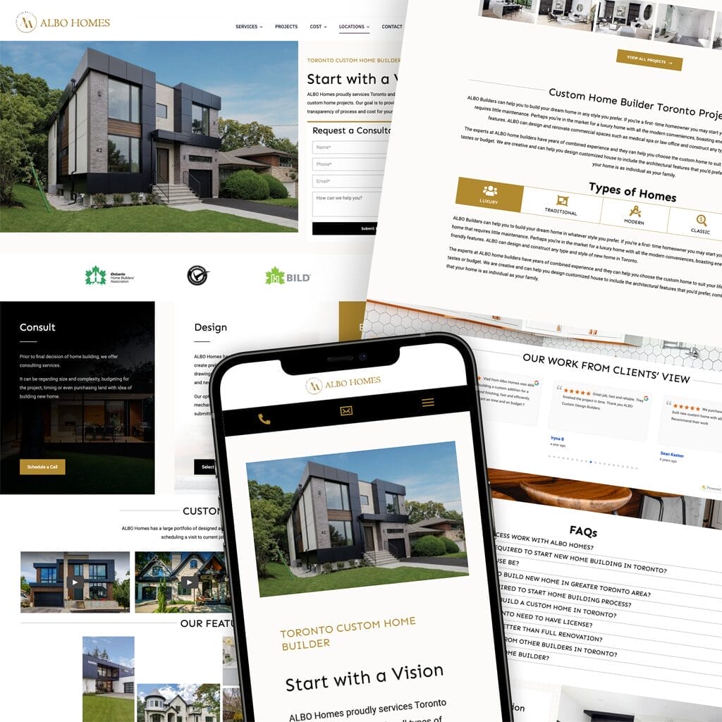 dNovo Group, real estate web design Toronto