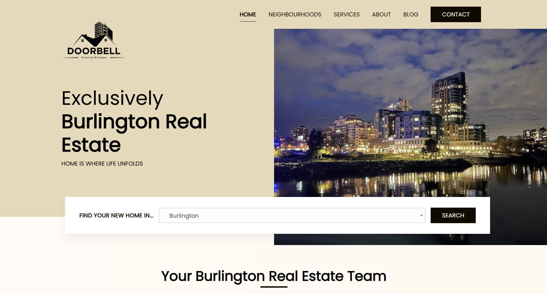 Simplistics, real estate web design Toronto