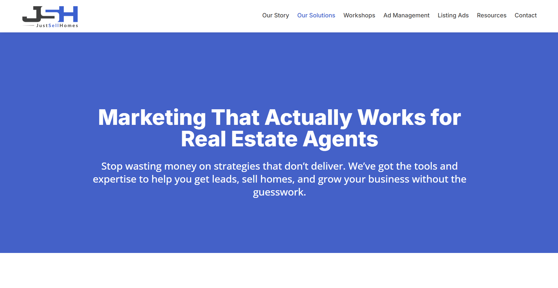 Just Sell Homes, real estate social media marketing