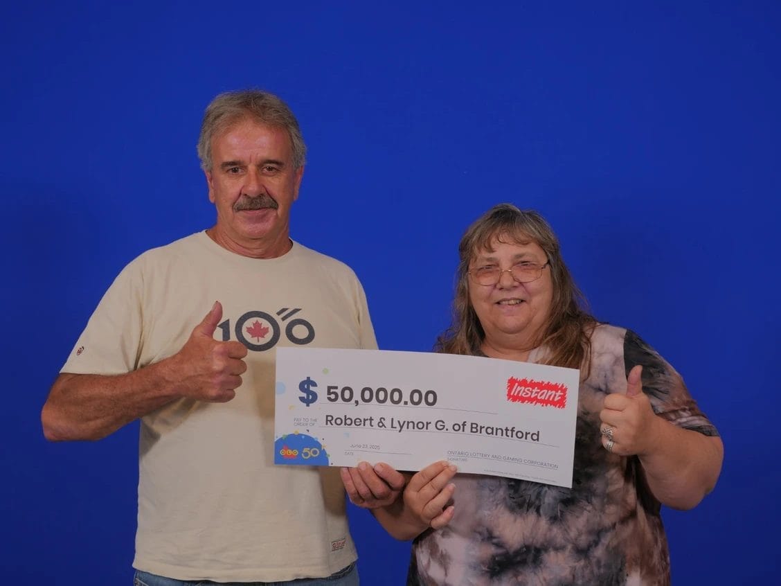 Brantford Couple Lottery Win