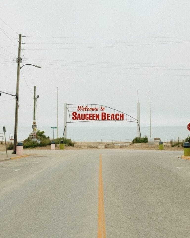 Saugeen First Nation Reclaims Sauble Beach Sign
