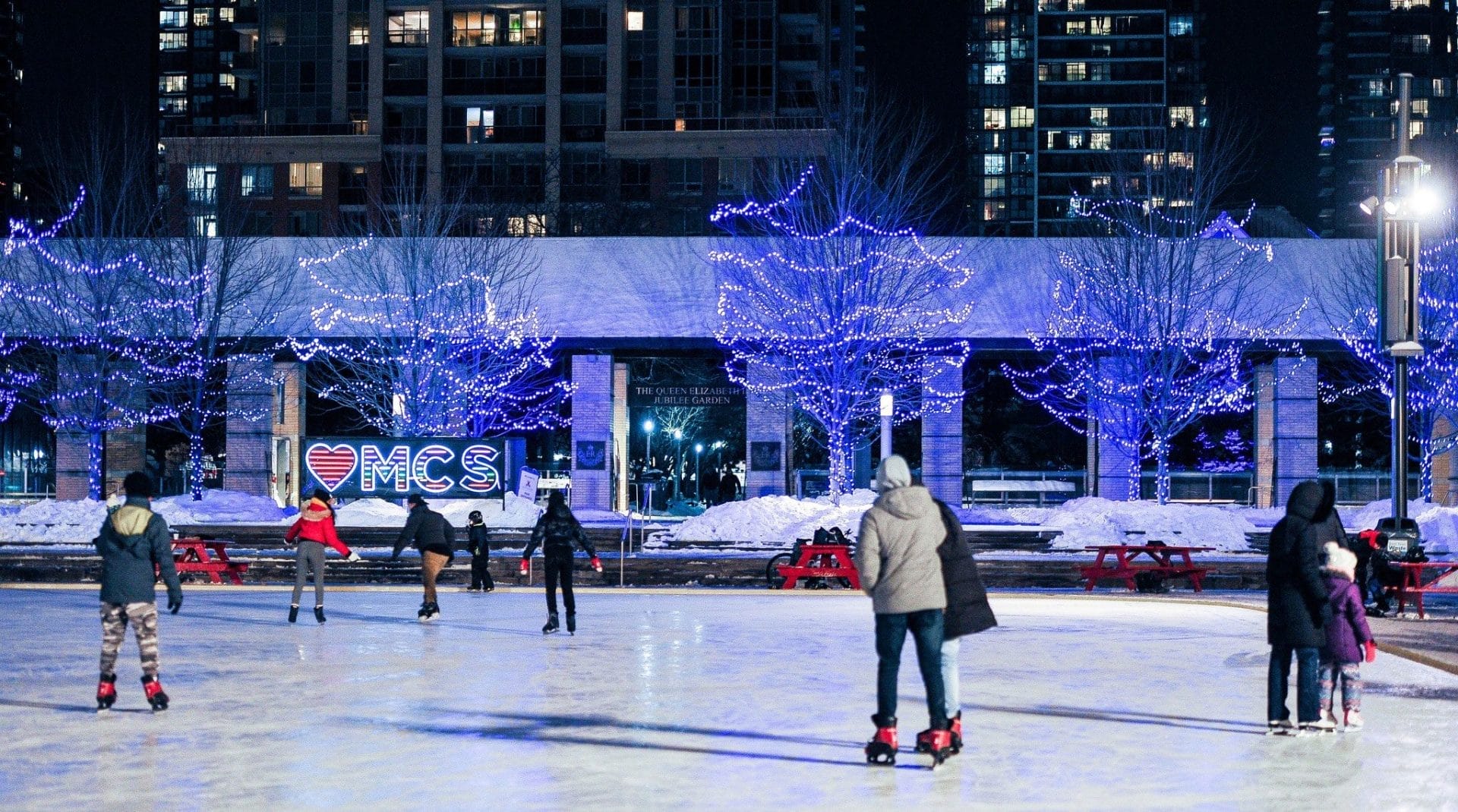 Celebration Square Ice Skating, best things to do in Mississauga this winter