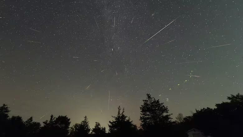 Perseid meteors