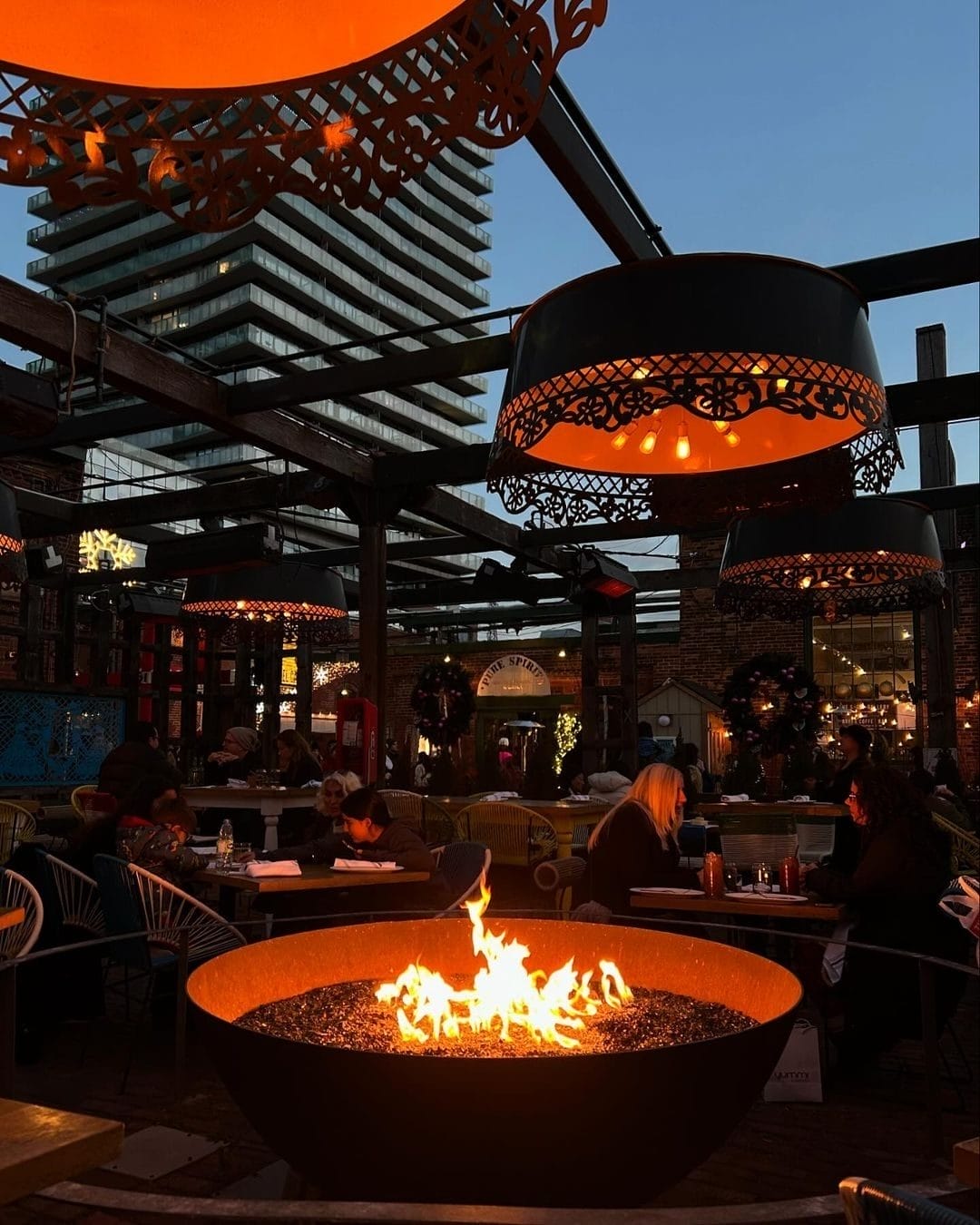 Toronto Bars With Fireplaces