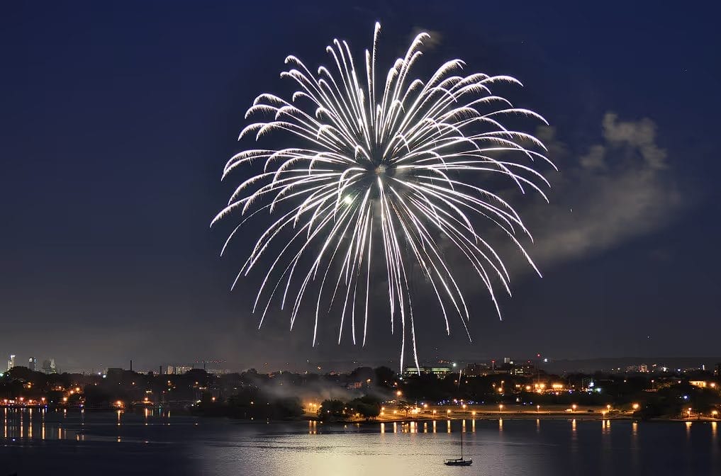 NYE fireworks Toronto