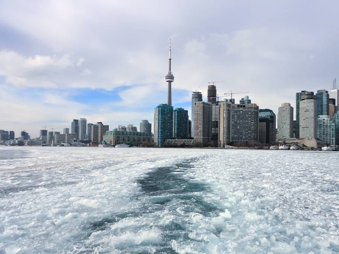 Toronto Islands in winter