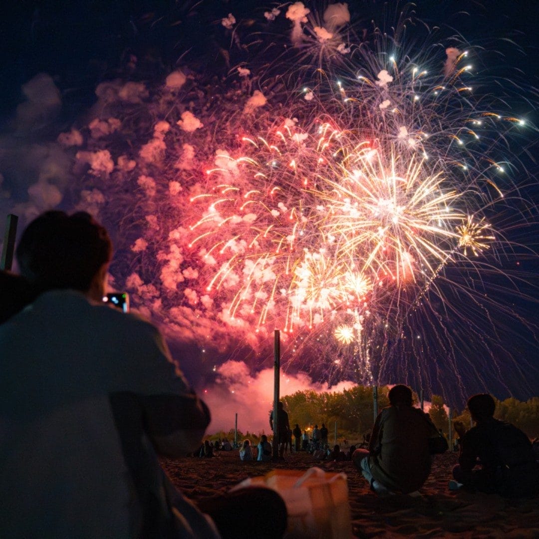 NYE fireworks Toronto