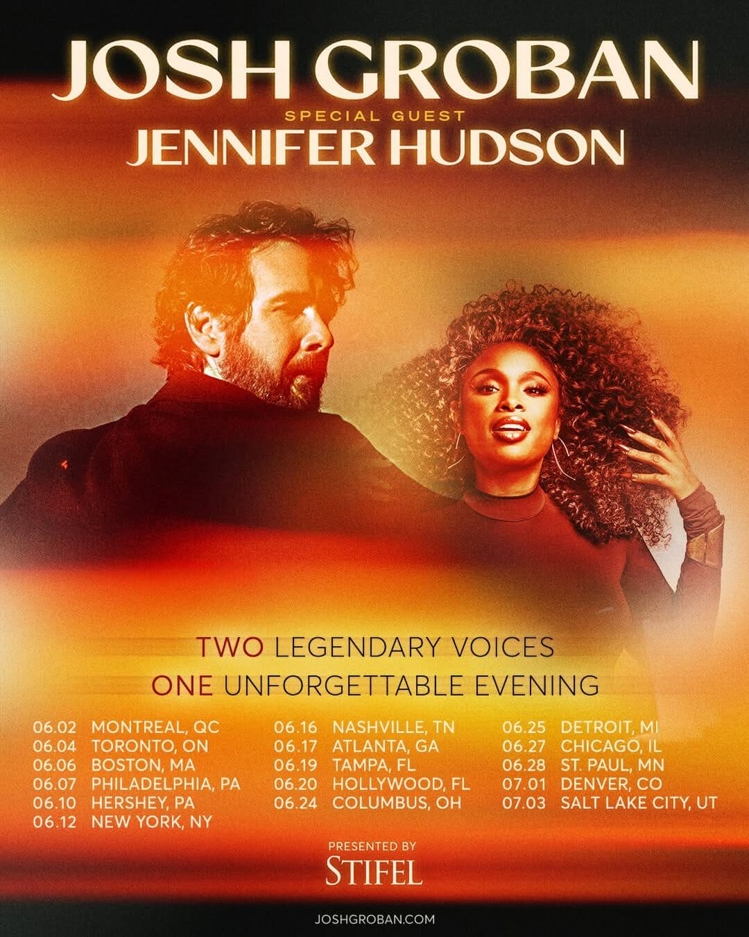 Josh Groban with Special Guest Jennifer Hudson 
