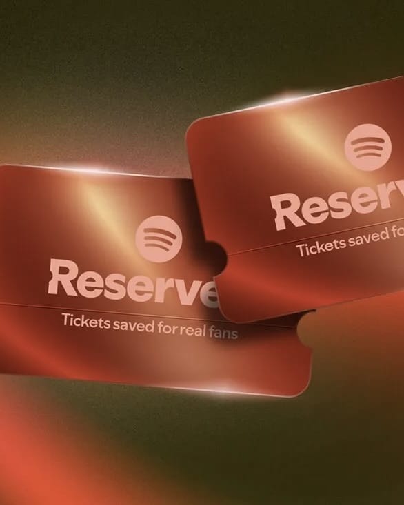 Spotify Reserved tickets